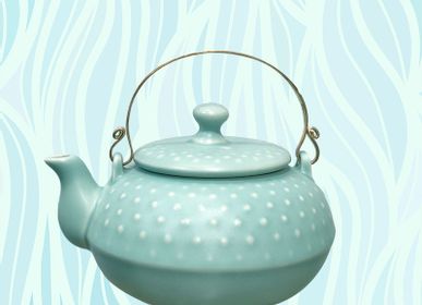 Ceramic - Enamelled porcelain teapots, bowls, mugs - ZAOZAM