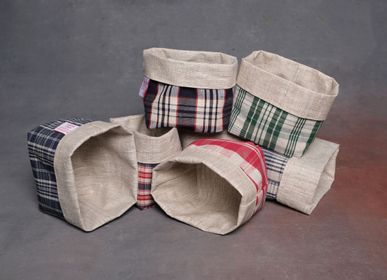 Objets de décoration - PANIERE / POCHETTE EN KELSCH D'ALSACE - KELSCH D' ALSACE  IN SEEBACH