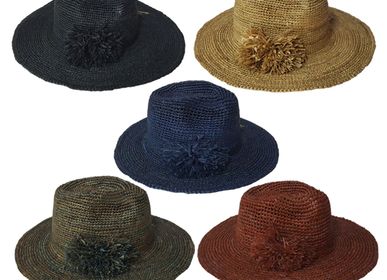 Hats - RAFFIA HAT LAURINE - NATURELLEMENT