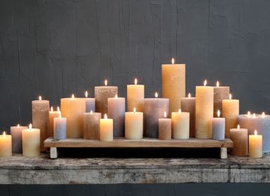 Objets de décoration - Macon bougies pilier rustiques - CHIC ANTIQUE A/S