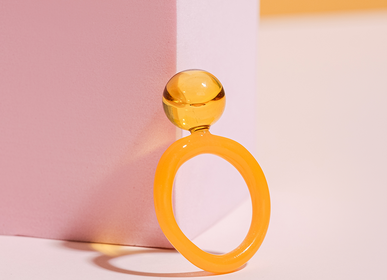 Jewelry - Mandarina tiny ring orange - LAJEWEL