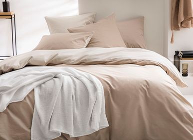 Bed linens - Bons Jours Biscuit / Lin - Duvet Set  - ESSIX