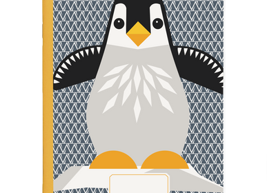 Children's arts and crafts - Penguin Recycled Paper Notebook A5 48 Pages - COQ EN PATE