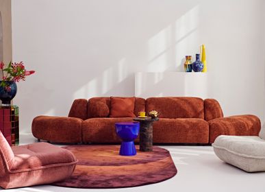 Chaises pour collectivités - Sofa Fabric - A-Round-U - Module - Rust Red - POLSPOTTEN