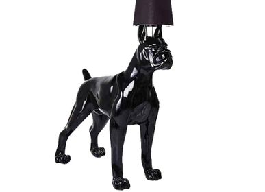 Sculptures, statuettes and miniatures - Dogo Argentin Standing Lamp - GRAND DÉCOR