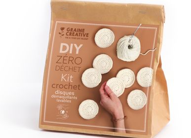 Cadeaux - Kit crochet disques démaquillants DIY - GRAINE CRÉATIVE