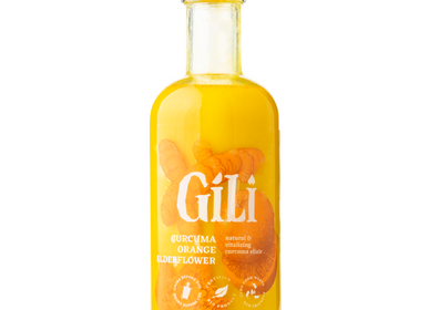 Cadeaux - GILI Elixir de Curcuma Naturel & Vitalisant  BIO - Boîte de 12x500mL - GILI