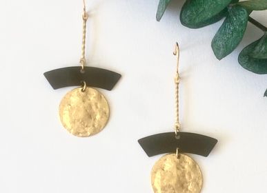 Bijoux - Brass earrings. - NAO JEWELS