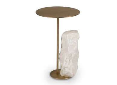 Coffee tables - Greenapple Side Table, Pico Side Table, Grey Stone, Handmade in Portugal - GREENAPPLE DESIGN INTERIORS
