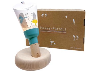 Decorative objects - Hedgehog Family “Passe-Partout” Nomad Lamp Set - MAISON POLOCHON