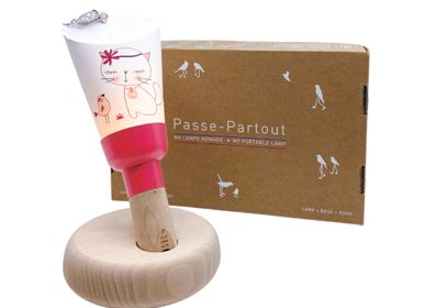 Children's decorative items - Nomad Lamp Box “Passe-Partout” Cat Miou Miout  - 929 MAISON POLOCHON