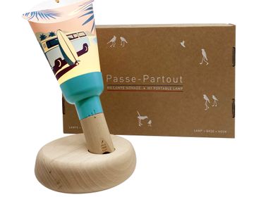 Objets de décoration - Coffret Lampe Nomade "Passe-Partout" Vanlife - Collection Summer Paradise - MAISON POLOCHON