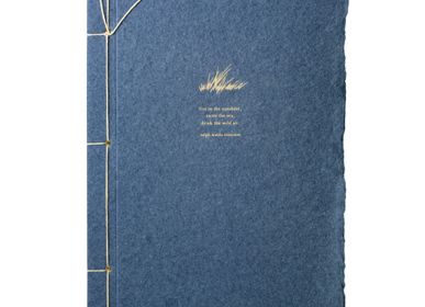 Stationery - Ralph Waldo Emerson Handmade Paper Letterpress Inspiration Journal - OBLATION PAPERS AND PRESS