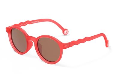 Glasses - JUNIOR Sunglasses - Begonia Red - OLIVIO&CO