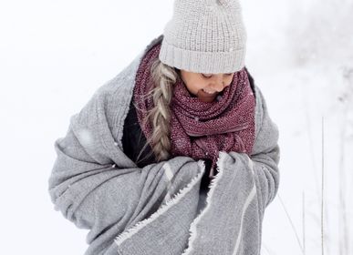 Homewear textile - Couverture 100 % laine mérinos KOLI, tissée en Finlande - LAPUAN KANKURIT OY FINLAND