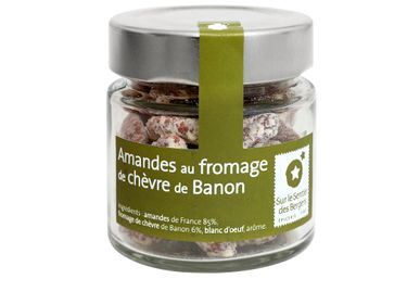 Épicerie fine - Amandes au Fromage de Chèvre de Banon - 60g | Épicerie fine - SUR LE SENTIER DES  BERGERS