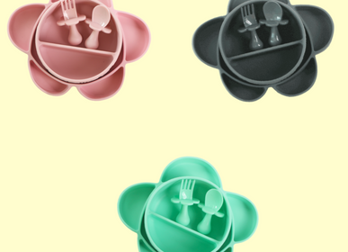 Repas pour enfant - Coffret repas enfant en silicone 4 pièces (existe en 3 coloris) - BABIREVA