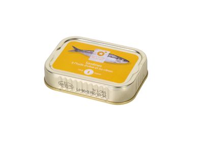 Épicerie fine - Sardines à l'huile d'olive et au citron - 115g |Épicerie fine - SUR LE SENTIER DES  BERGERS