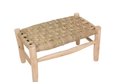 Bancs - Petit banc en bois d'eucalyptus - MAROCCO - HYDILE