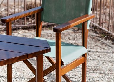 Lawn armchairs - Director's chair in Robinia F204 - AZUR CONFORT