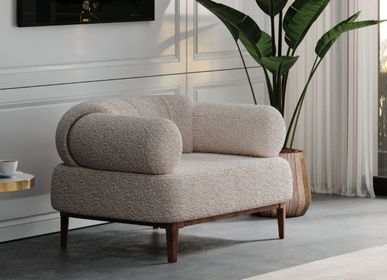 Armchairs - CROISSANT ARMCHAIR - ALGA