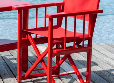 Lawn armchairs - Fauteuil metteur en scène laqué F104S - AZUR CONFORT