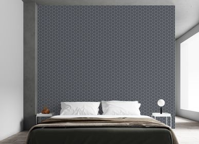 Wallpaper - Decorative wallpaper 12 copies customisable Stars-2022 - LESLIE MAHLER CRÉATIONS