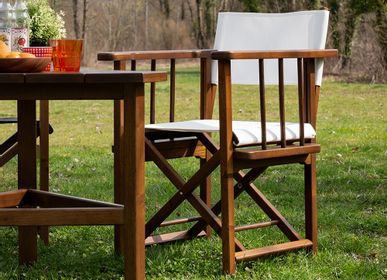 Lawn armchairs - Director's chair in Robinia F104 - AZUR CONFORT