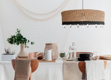 Decorative objects - RETRO, RECOLETA pendants and CARDON lamp. Handmade in France - MONA PIGLIACAMPO . ATELIER SOL DE MAYO