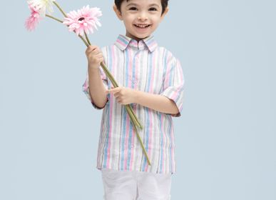 Children's apparel - BOY'S SHORTS - BILLY, 100% Cotton - JULES & JULIETTE PARIS