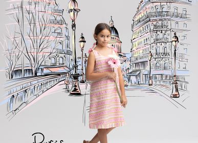 Children's apparel - GIRL'S DRESS - BECCA, for Girls & Baby Girls - JULES & JULIETTE PARIS