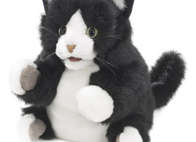 Soft toy - Tuxedo Kitten - FOLKMANIS PUPPETS/JH-PRODUCTS