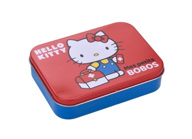 Accessoires enfants - Hello Kitty - Boite en Métal de Pansements Prédécoupés  - TAKE CARE