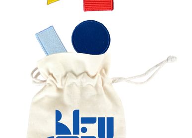 Children's fashion - Thematic collections of patches - BLEU CITRON