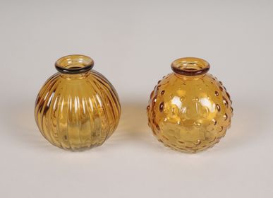 Vases - Petit vase jaune - LE COMPTOIR.COM