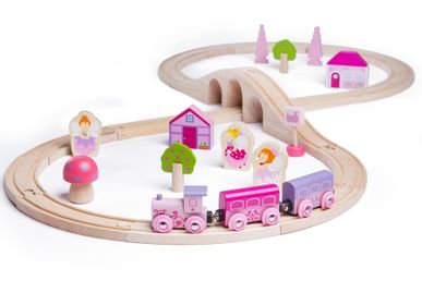 Toys - Bigjigs Rail Fairy Figure of 8 Train Set - BIGJIGS TOYS
