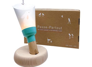 Children's decorative items - Nomad Lamp Set “Passe-Partout” Star Rabbit - ZÜ - 929 MAISON POLOCHON