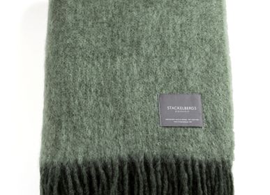 Throw blankets - Stackelbergs Blanket Moss & Green Melange - STACKELBERGS