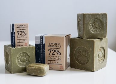 Soaps - Olive Marseille soap - 300g - SAVONNERIE DU MIDI 1894 LA CORVETTE