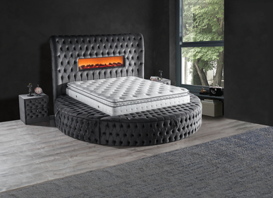 Beds - Round Bed with electric heating KLEOPATRA - FURNITUREPRODUCERS.COM