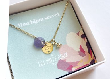 Bijoux - Collier Bijou Secret "Je crois en toi" - LES MOTS DOUX