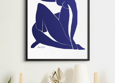 Papeterie bureau - Affiche Premium Matisse - Nu Bleu - ESQUE