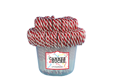 Candy - Strawberry candy canes - OH GOURMAND