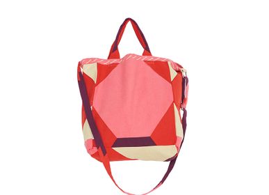 Bags and totes - Skye Red medium bag - HELLEN VAN BERKEL HEARTMADE PRINTS