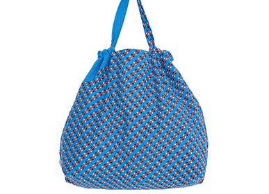 Sacs et cabas - Water Blue large bag - HELLEN VAN BERKEL HEARTMADE PRINTS