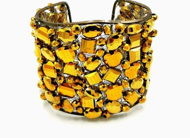 Jewelry - Golden Glamour Cuff Bracelet - WITAYA  FASHION JEWELRY