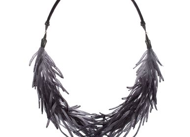 Bijoux - Root_grey_necklace - SECOND LAB