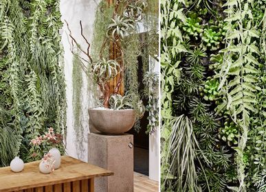 Floral decoration - Green Wall - Winter - Lou de Castellane - LOU DE CASTELLANE