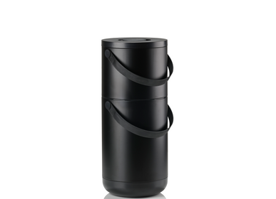 Poubelles de cuisine - Poubelle Circular 22+12 litres Black - ZONE DENMARK