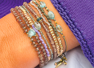 Bijoux - Assortiment de bracelets des collections : Blue Storm, Ocean Drive, Blue Moon - BY JOHANNE